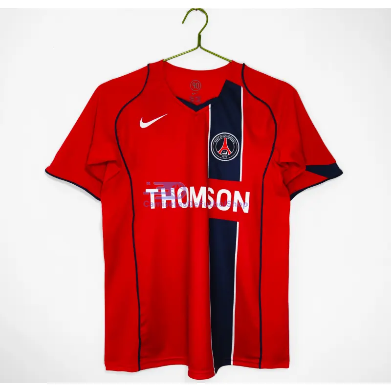 Camiseta PSG 2004/05 2ª Equipación Retro Rojo