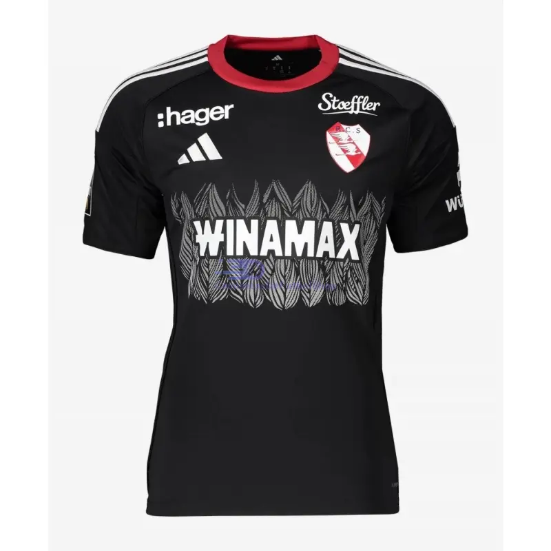 Camiseta Racing Strasbourg 2025/2026 3ª Equipación Negro