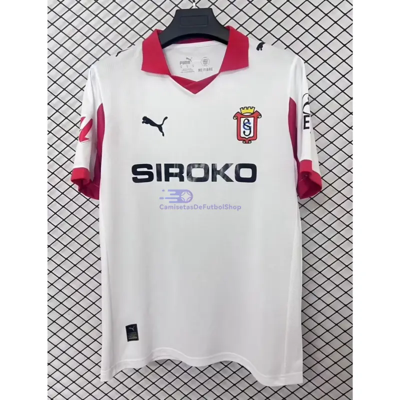 Camiseta Sporting de Gijón 2025/2026 3ª Equipación Blanco con Parche La Liga