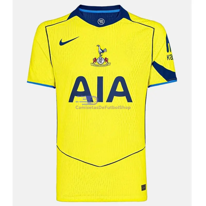 Camiseta Tottenham Hotspur 2025/2026 3ª Equipación Amarillo