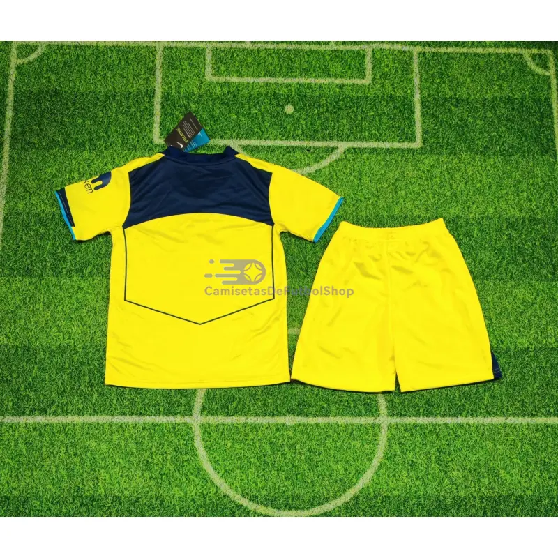 Camiseta Tottenham Hotspur 2025/2026 3ª Equipación Amarillo Niño Kit
