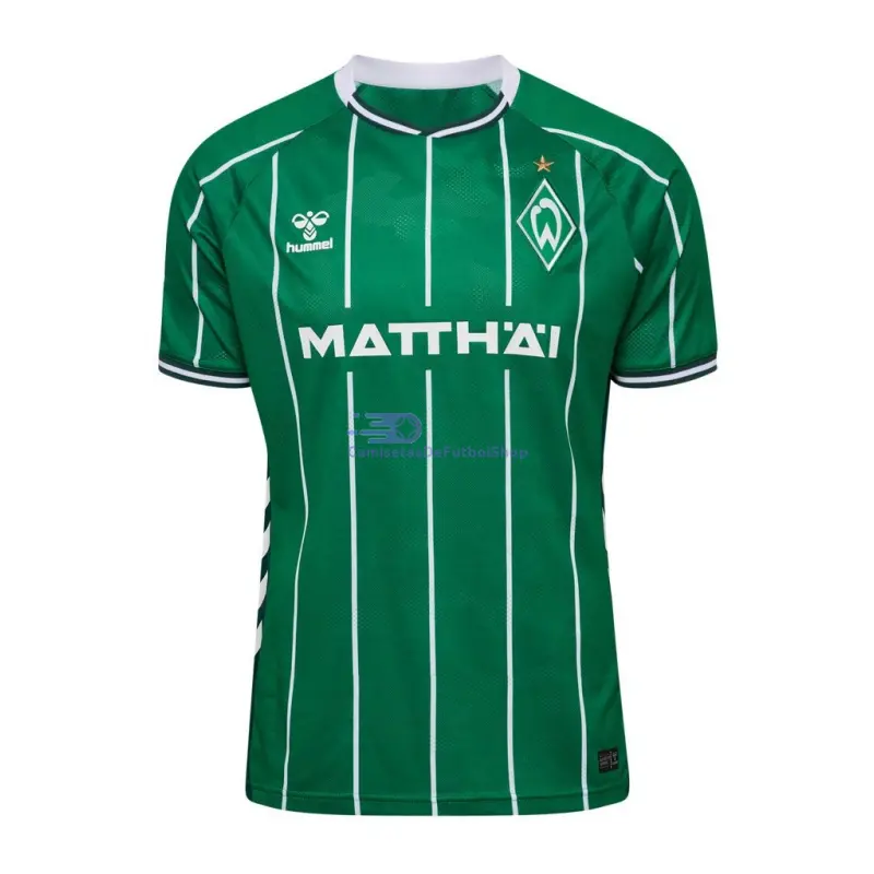 Camiseta Werder Bremen 2025/2026 1ª Equipación Verde/Blanco