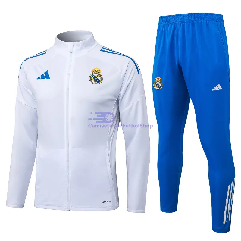 Chaqueta Real Madrid 2025/2026 Blanco/Azul
