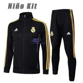 Chandal Real Madrid 2025/2026 Niño Negro