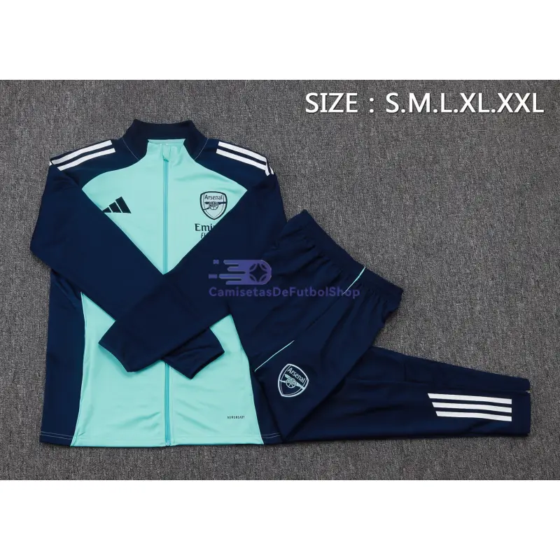 Chandal Arsenal 2025/2026 Azul Claro/Azul Marino