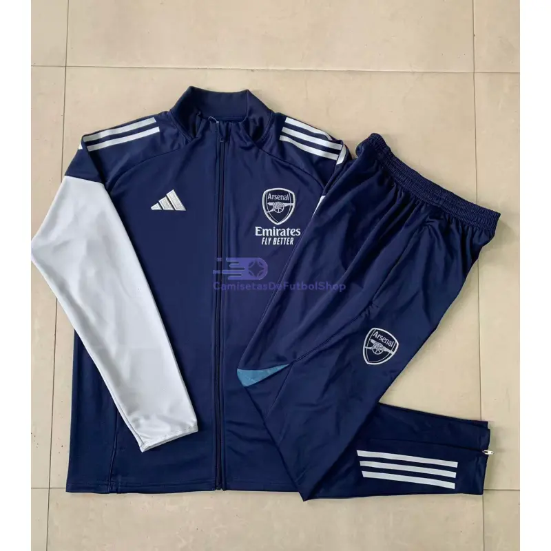 Chandal Arsenal 2025/2026 Azul Oscuro/Gris Claro