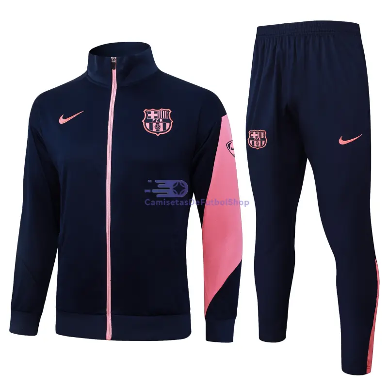 Chaqueta Barcelona 2025/2026 Azul Marino/Rosa