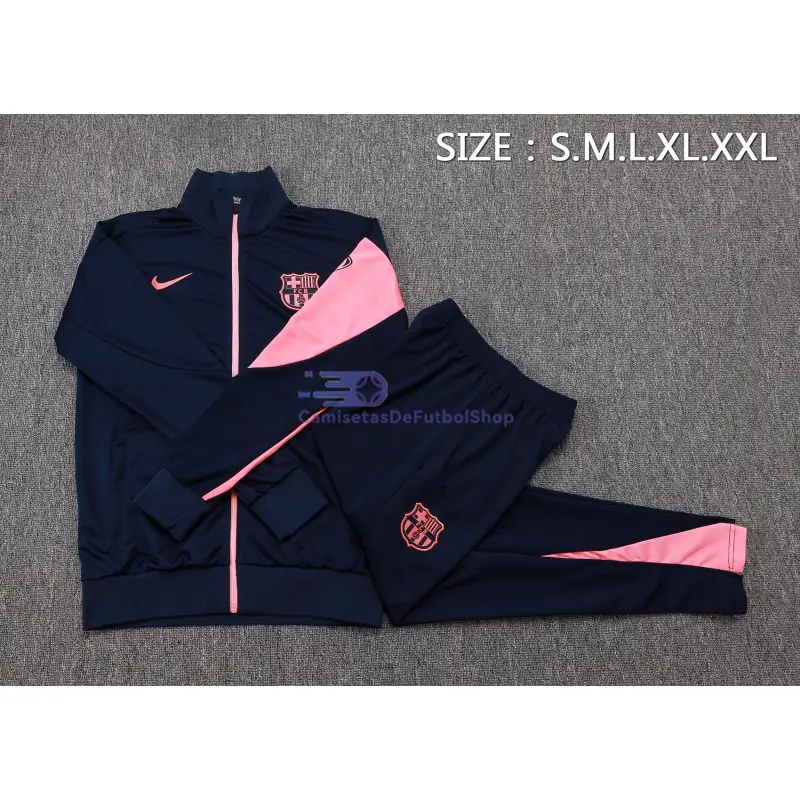 Chandal Barcelona 2025/2026 Azul Marino/Rosa