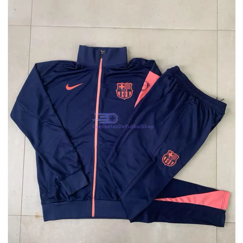 Chandal Barcelona 2025/2026 Azul Marino/Rosa