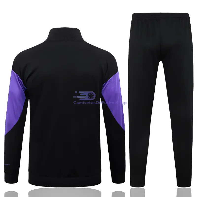 Chandal Barcelona 2025/2026 Negro/Morado