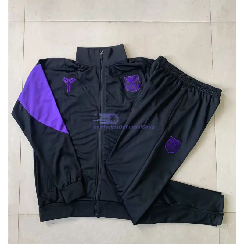 Chandal Barcelona 2025/2026 Negro/Morado