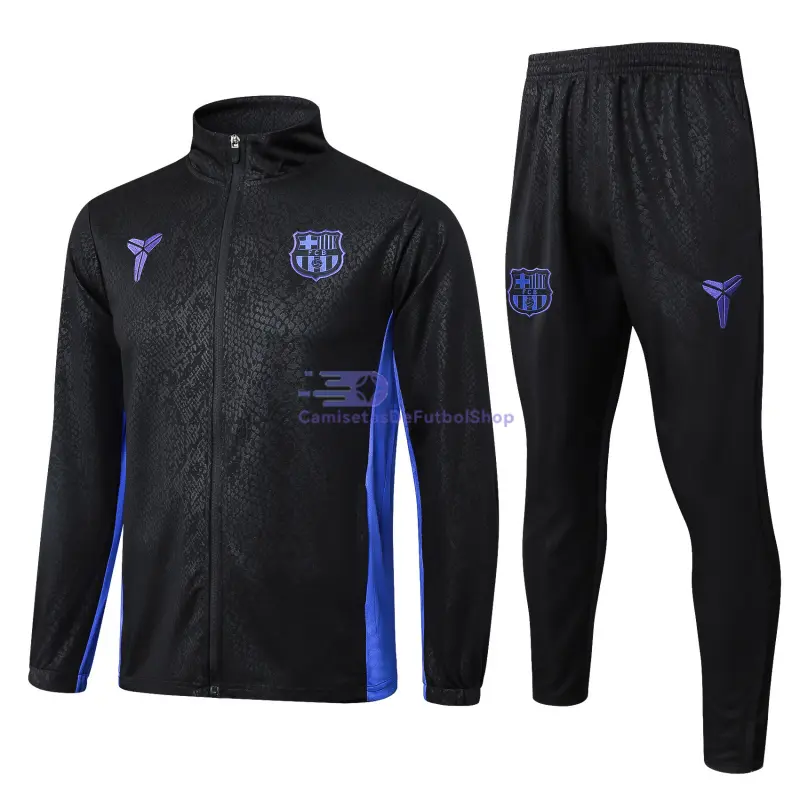 Chaqueta Barcelona 2025/2026 Negro/Morado con Estampado