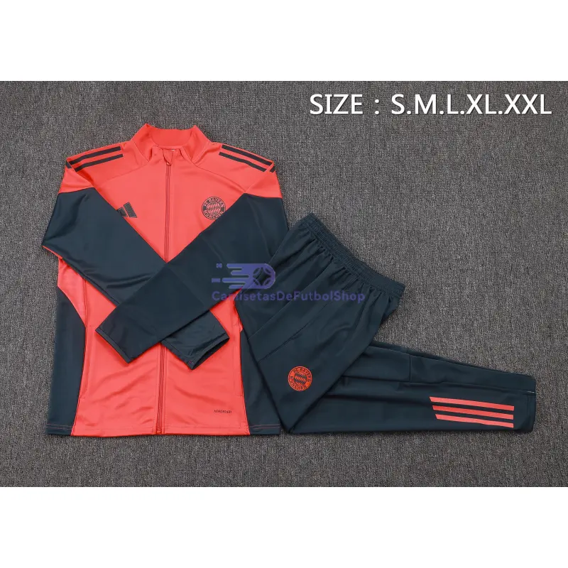 Chandal Bayern Múnich 2025/2026 Naranja/Azul Marino