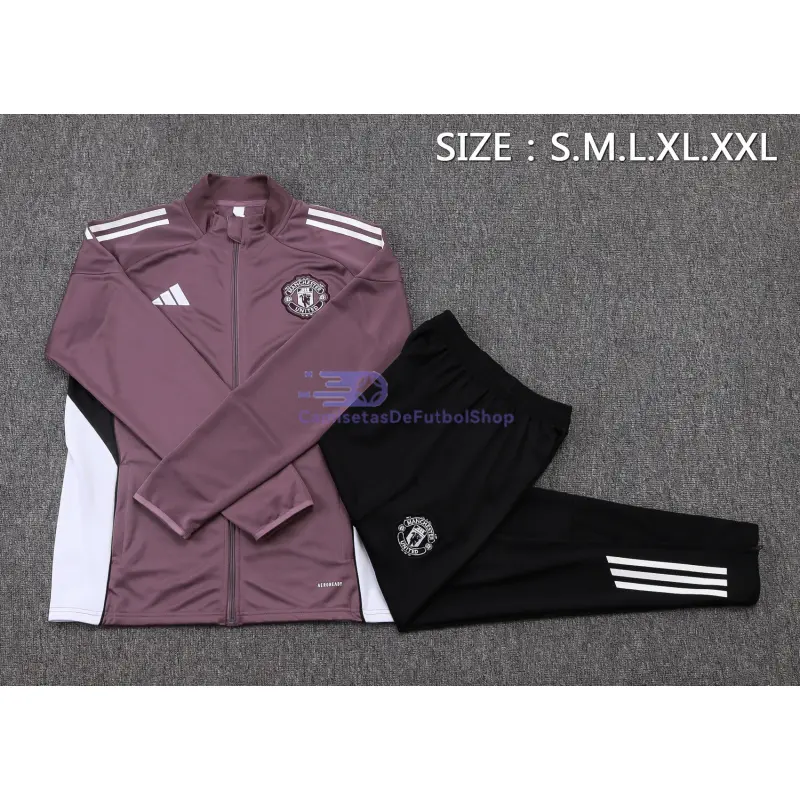 Chandal Manchester United 2025/2026 Morado Grisáceo