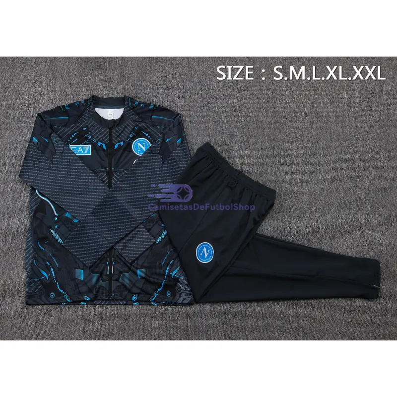 Chaqueta Napoli 2025/2026 Gris Oscuro con Estampado