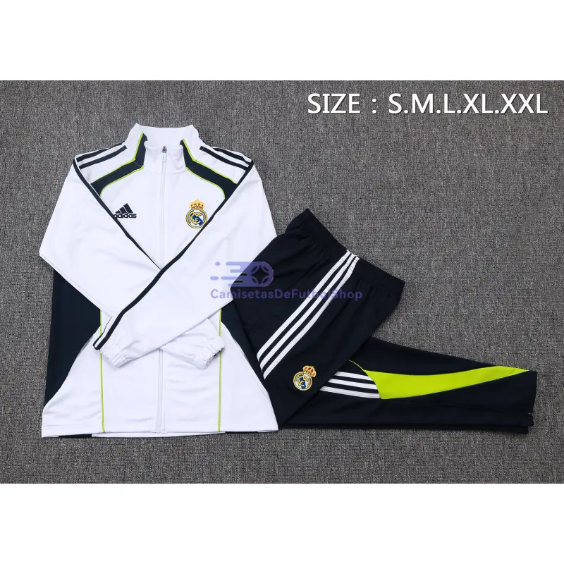 Chaqueta Real Madrid 2025/2026 Blanco/Azul Marino