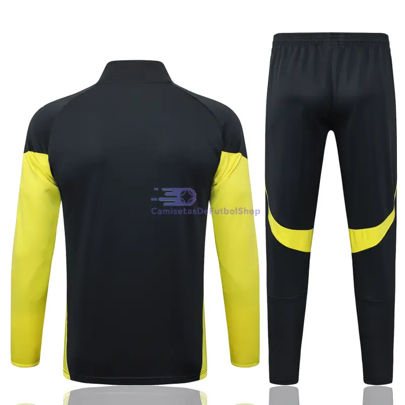 Chandal Real Madrid 2025/2026 Gris Oscuro/Amarillo