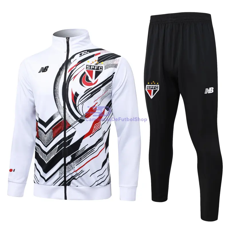 Chandal São Paulo 2025/2026 Blanco con Estampado