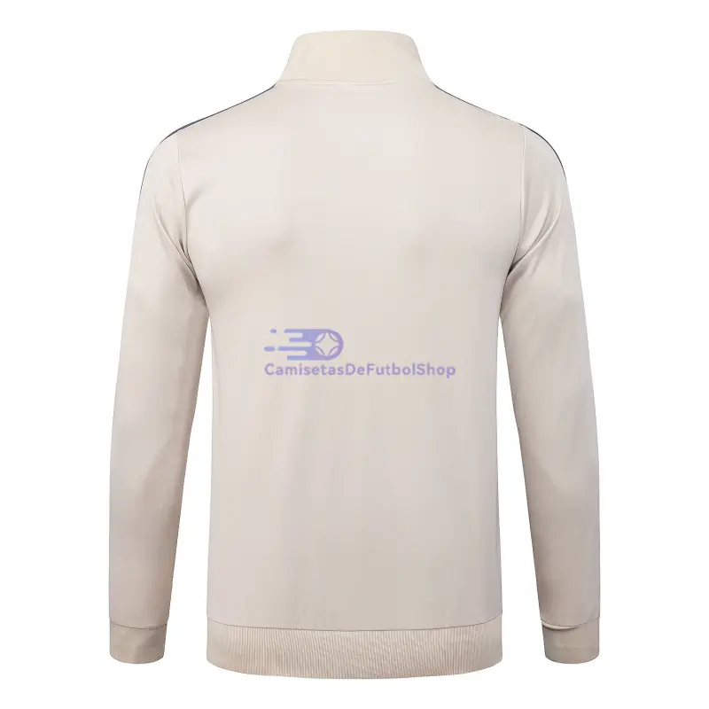 Chaqueta Ajax 2025/2026 Beige/Borgoña