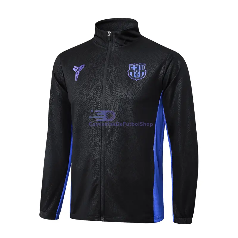Chaqueta Barcelona 2025/2026 Negro/Morado con Estampado