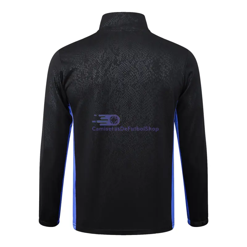 Chaqueta Barcelona 2025/2026 Negro/Morado con Estampado