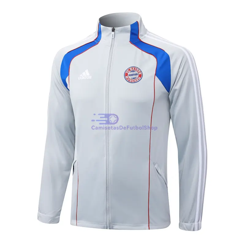 Chaqueta Bayern Múnich 2025/2026 Gris Claro/Azul