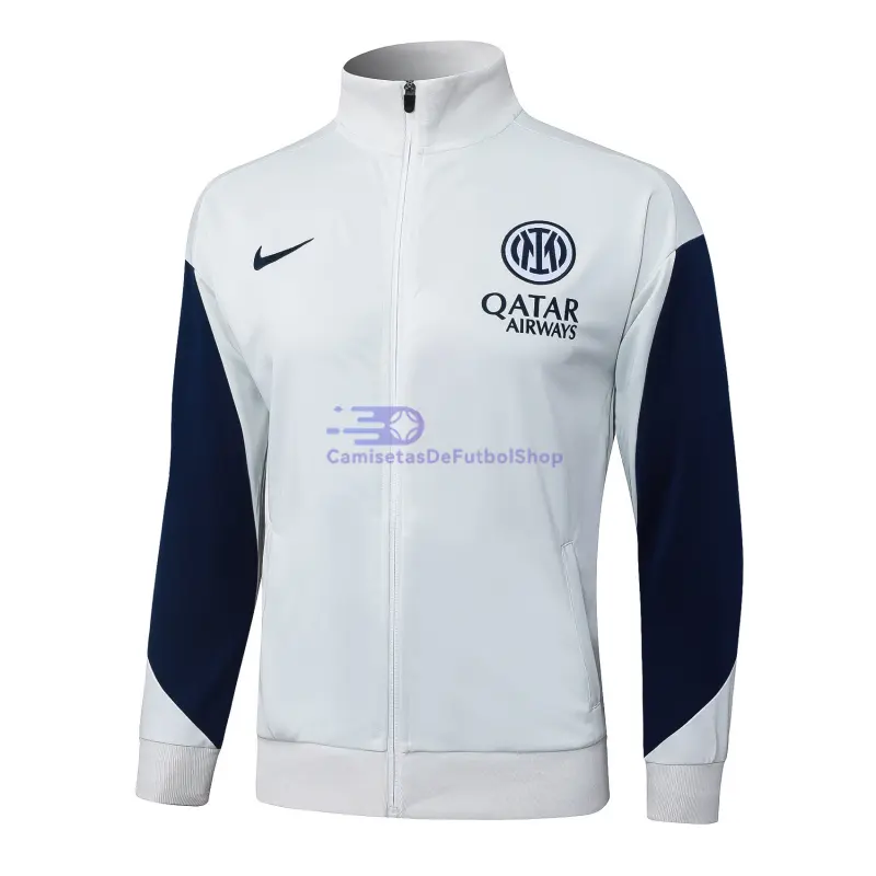 Chaqueta Inter de Milan 2025/2026 Beige/Azul Marino