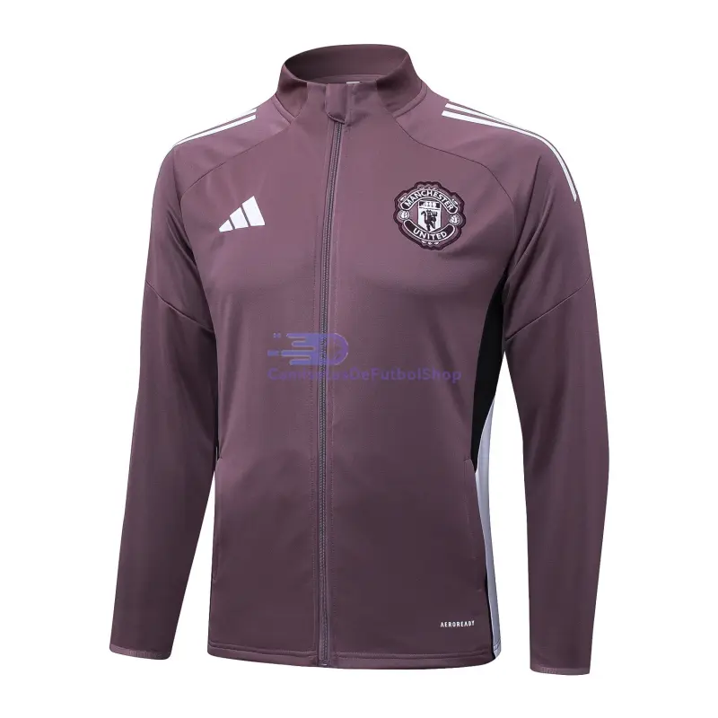 Chaqueta Manchester United 2025/2026 Morado Grisáceo