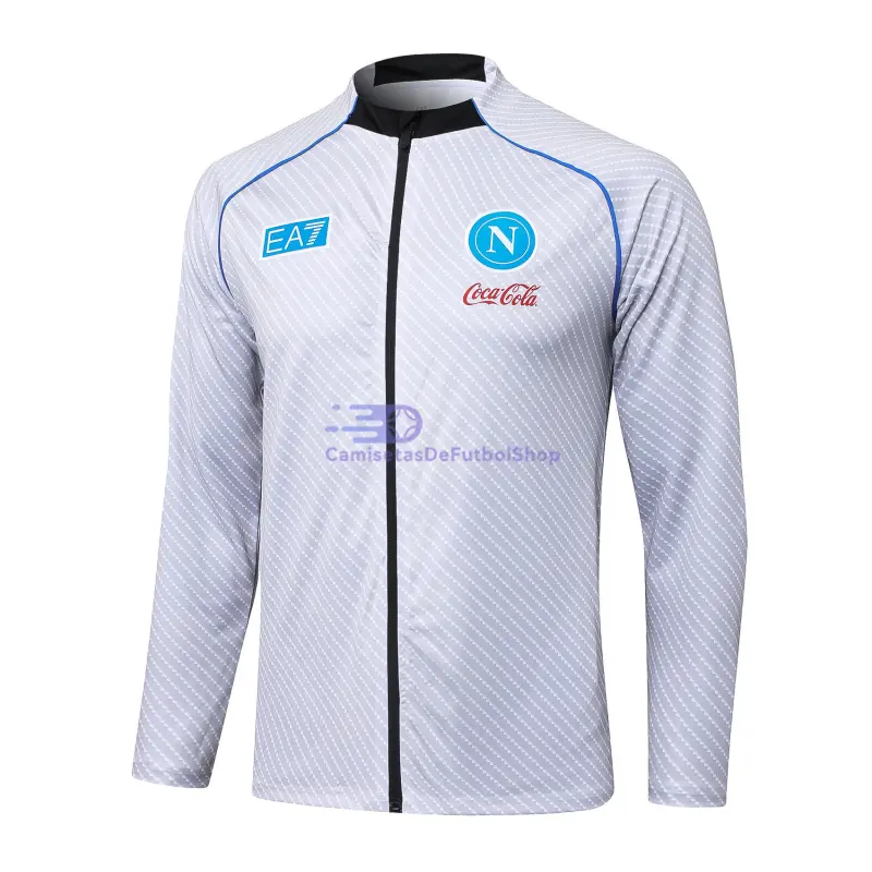 Chaqueta Napoli 2025/2026 Gris Claro con Estampado