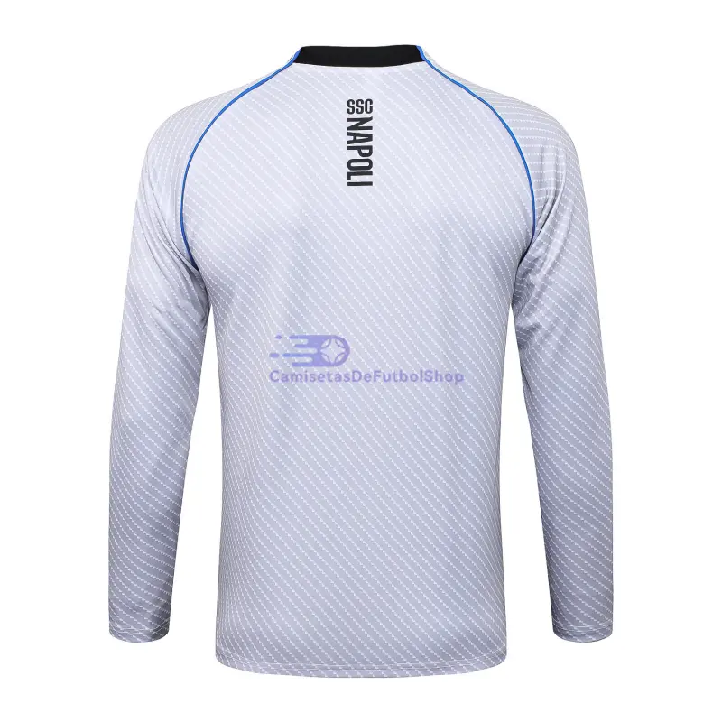 Chaqueta Napoli 2025/2026 Gris Claro con Estampado