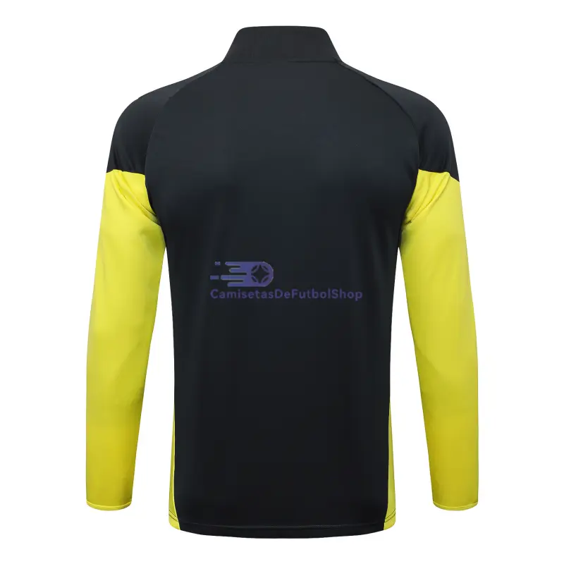 Chaqueta Real Madrid 2025/2026 Gris Oscuro/Amarillo