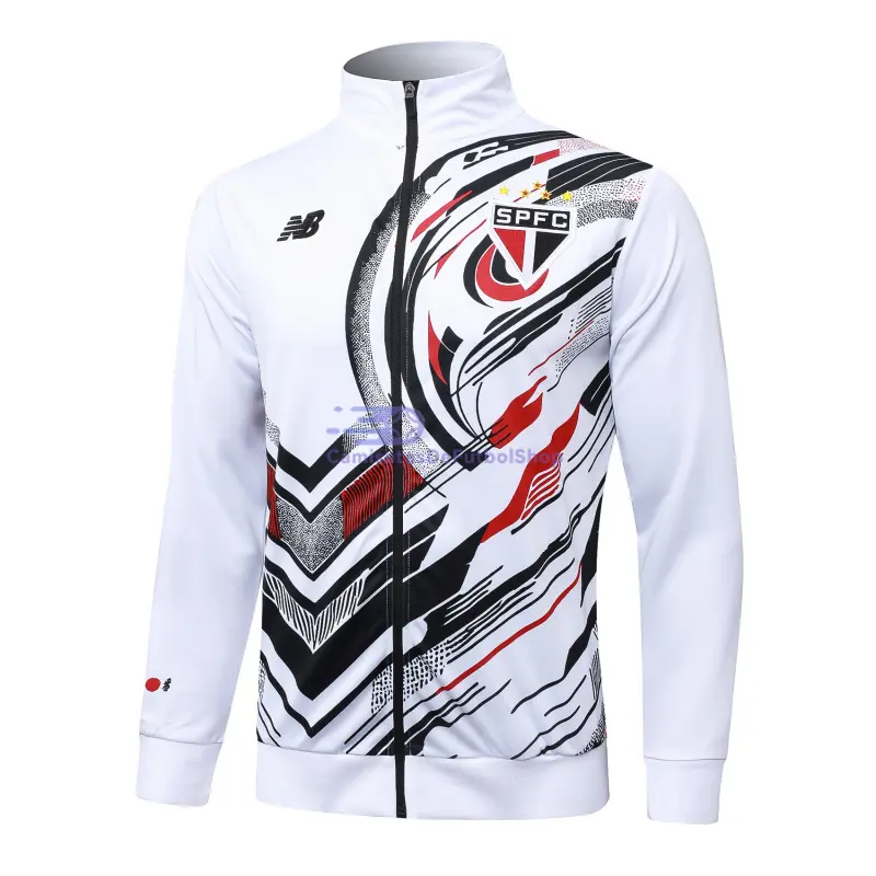Chaqueta São Paulo 2025/2026 Blanco con Estampado