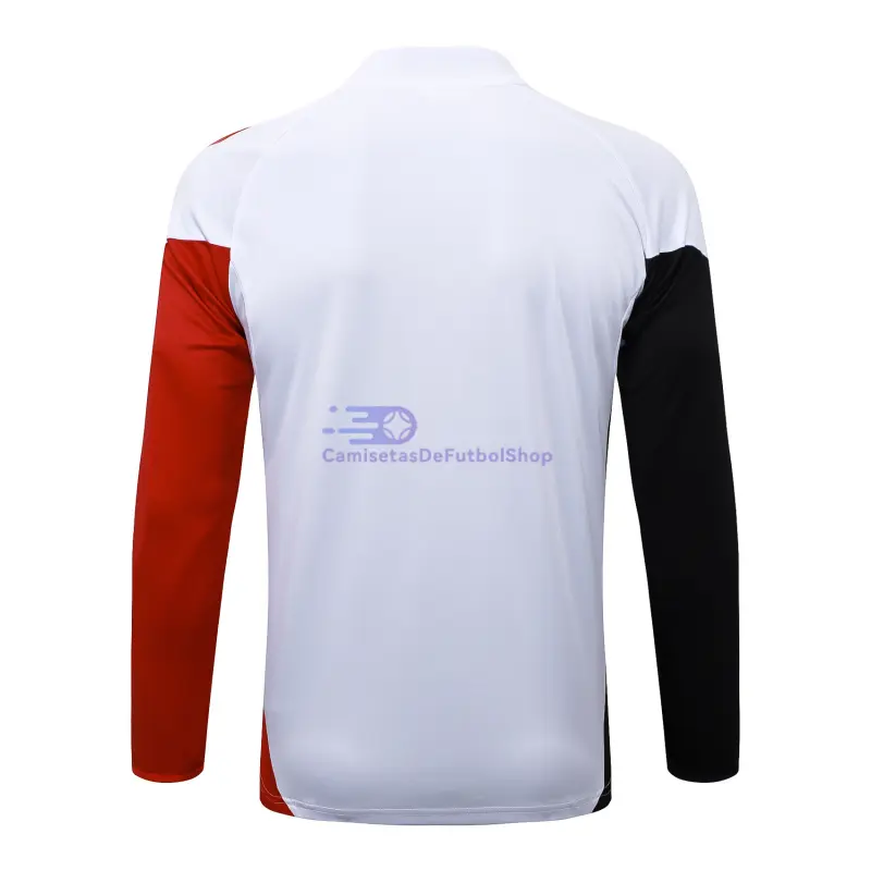 Sudadera De Entrenamiento Ajax 2025/2026 Blanco/Rojo/Negro
