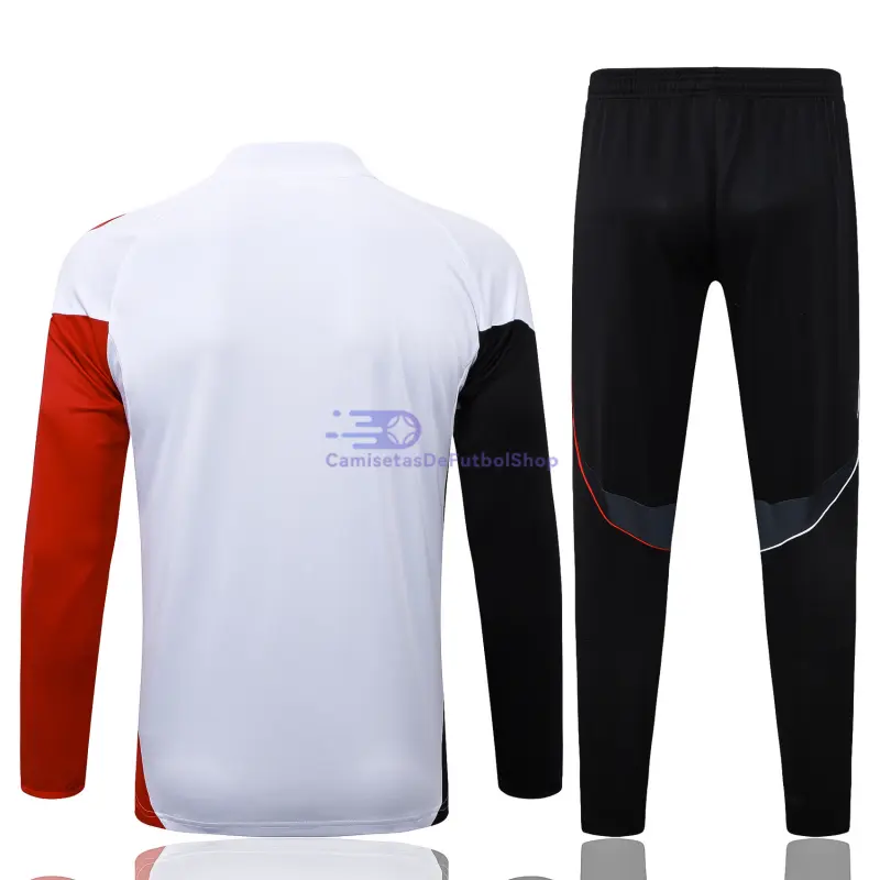 Sudadera De Entrenamiento Ajax 2025/2026 Kit Blanco/Rojo/Negro