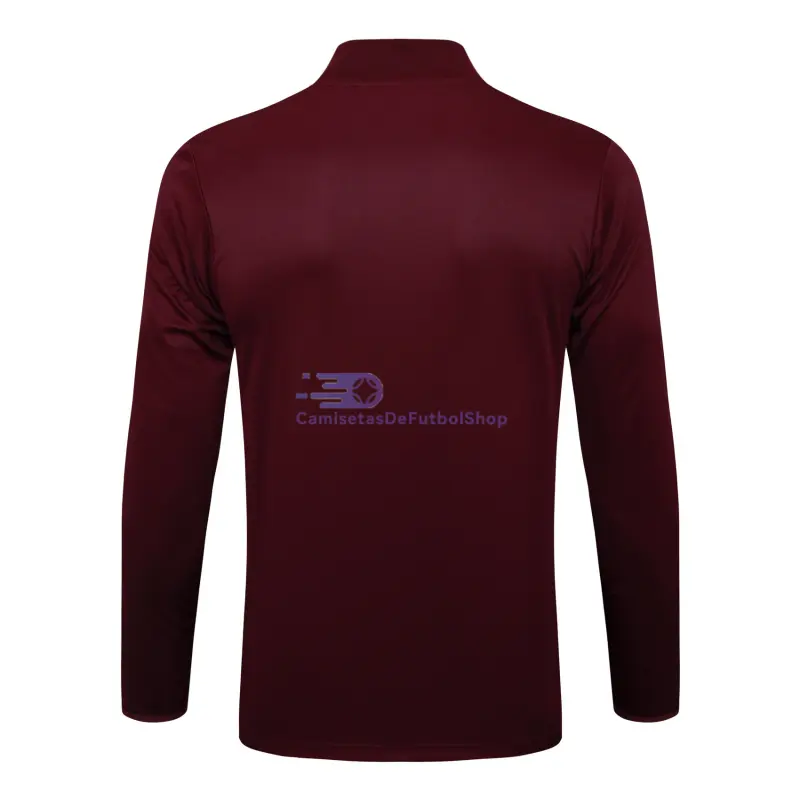 Sudadera De Entrenamiento Ajax 2025/2026 Retro Borgoña Oscuro