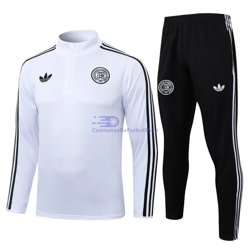 Sudadera De Entrenamiento Alemania 2025/2026 125 Aniversario Blanco Edición Conmemorativa