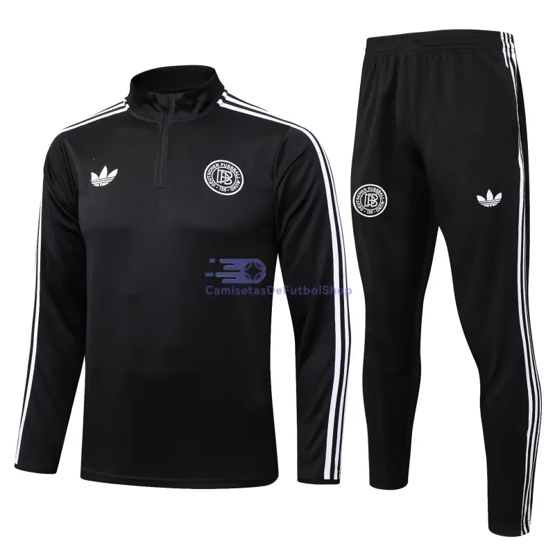 Sudadera De Entrenamiento Alemania 2025/2026 Kit 125 Aniversario Negro Edición Conmemorativa