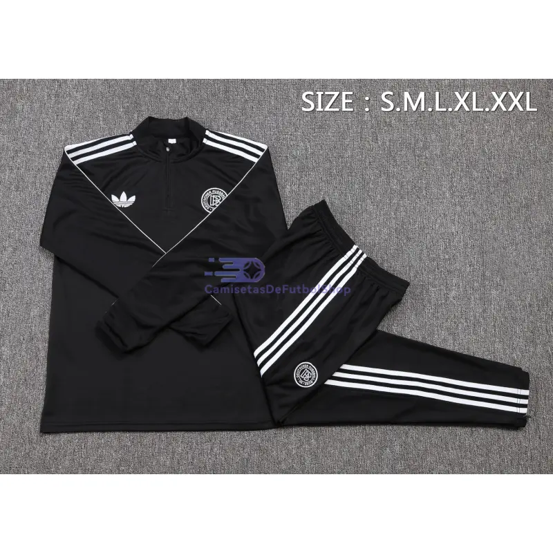 Sudadera De Entrenamiento Alemania 2025/2026 Kit 125 Aniversario Negro Edición Conmemorativa