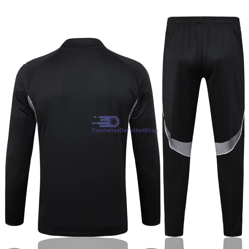 Sudadera De Entrenamiento Real Madrid 2025/2026 Kit Negro/Gris