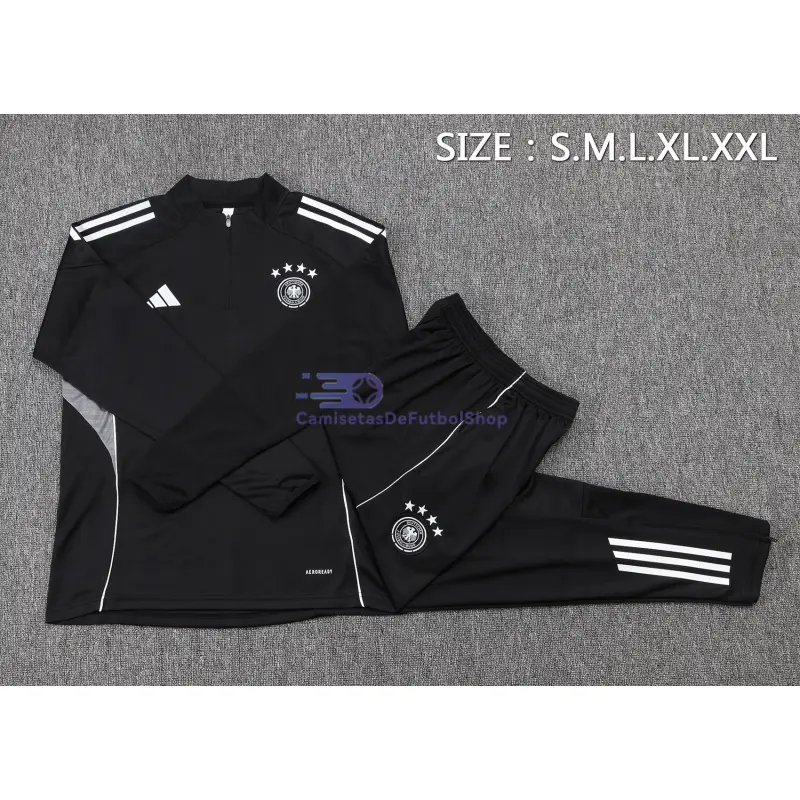 Sudadera De Entrenamiento Real Madrid 2025/2026 Kit Negro/Gris