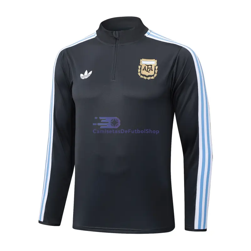 Sudadera De Entrenamiento Argentina 2025 Gris Oscuro