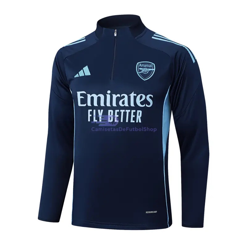 Sudadera De Entrenamiento Arsenal 2025/2026 Azul Real