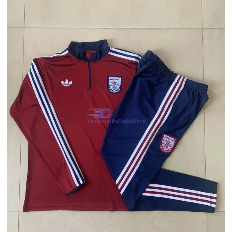 Sudadera De Entrenamiento Arsenal 2025/2026 Borgoña/Azul