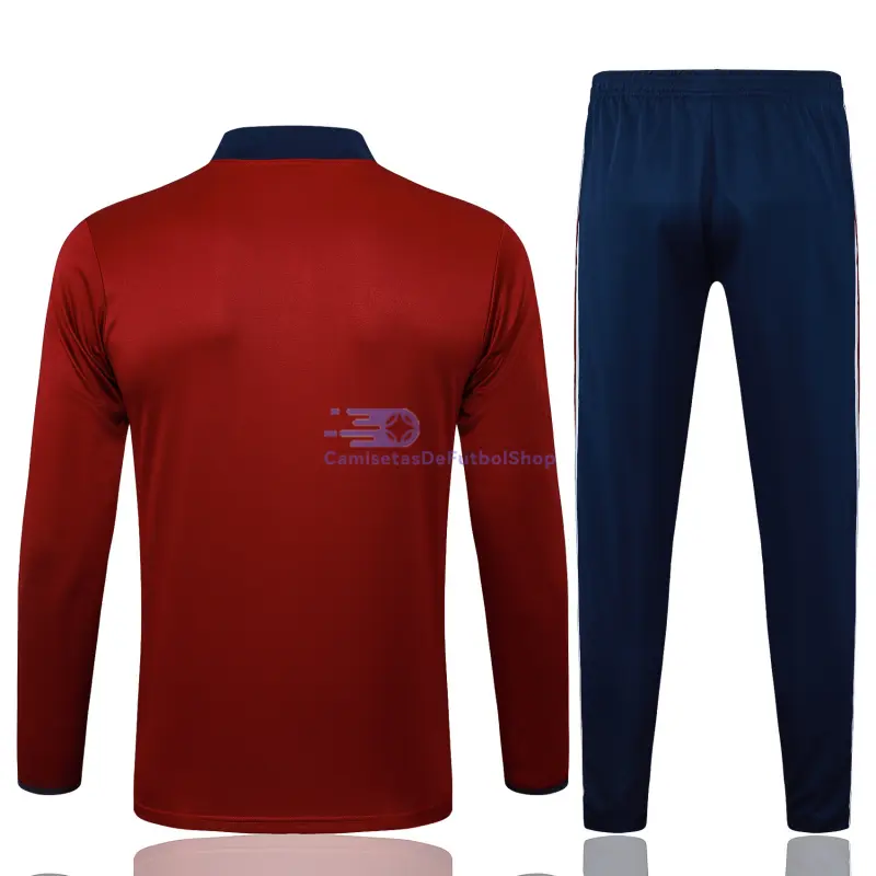 Sudadera De Entrenamiento Arsenal 2025/2026 Kit Borgoña/Azul