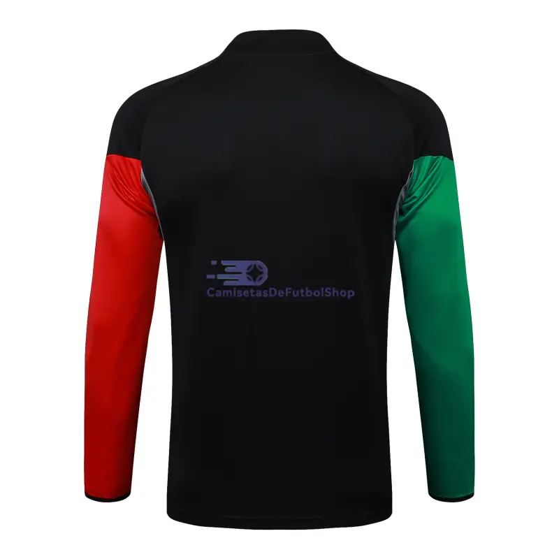 Sudadera De Entrenamiento Arsenal 2025/2026 Negro/Rojo/Verde