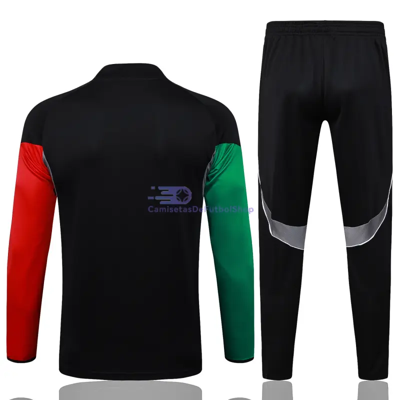 Sudadera De Entrenamiento Arsenal 2025/2026 Negro/Rojo/Verde