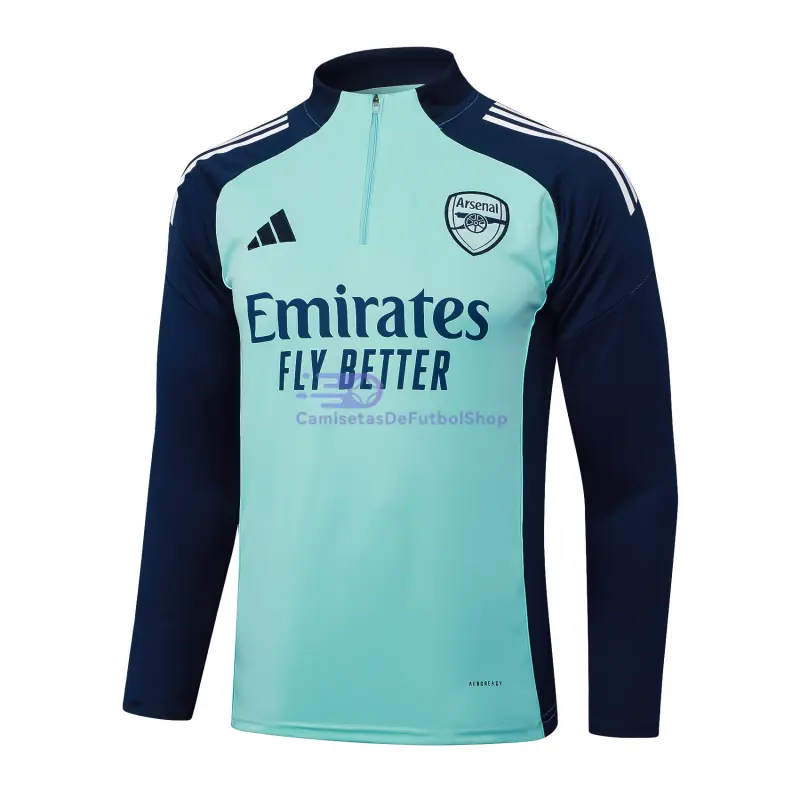 Sudadera De Entrenamiento Arsenal 2025/2026 Verde Claro/Azul Marino