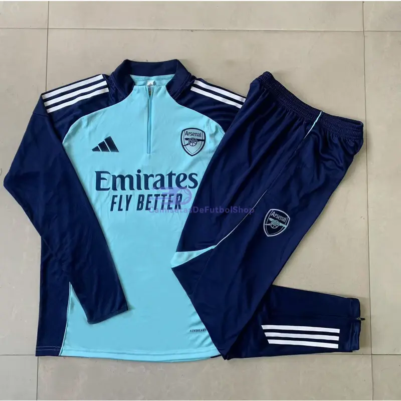 Sudadera De Entrenamiento Arsenal 2025/2026 Verde Claro/Azul Marino