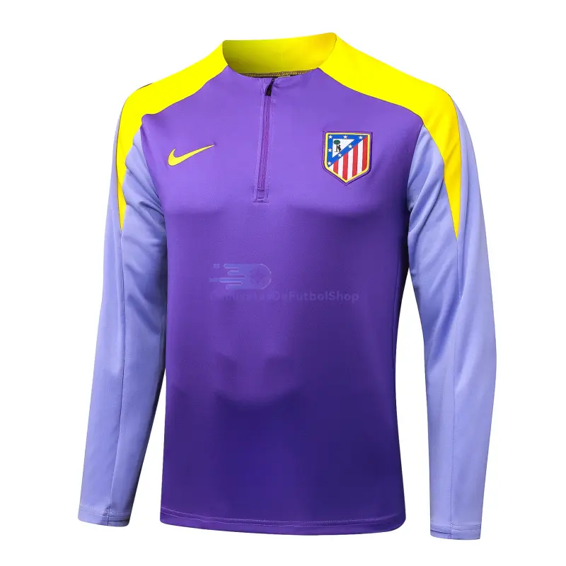 Sudadera De Entrenamiento Atlético de Madrid 2025/2026 Morado/Amarillo