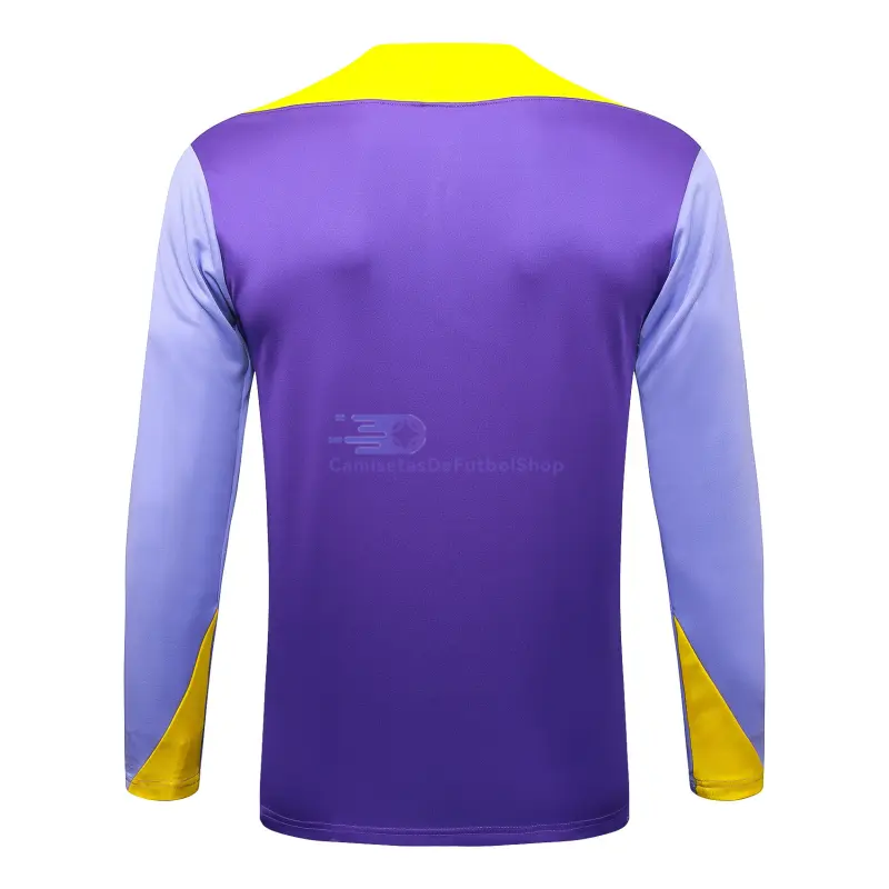 Sudadera De Entrenamiento Atlético de Madrid 2025/2026 Morado/Amarillo